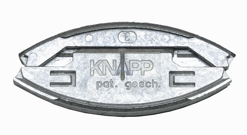 SILVER zásuvný spoj ze slitiny hliníku a zinku